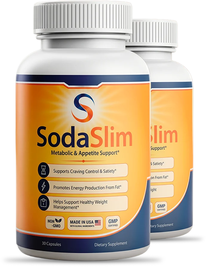 SodaSlim metabolic and appetite support two-bottle package